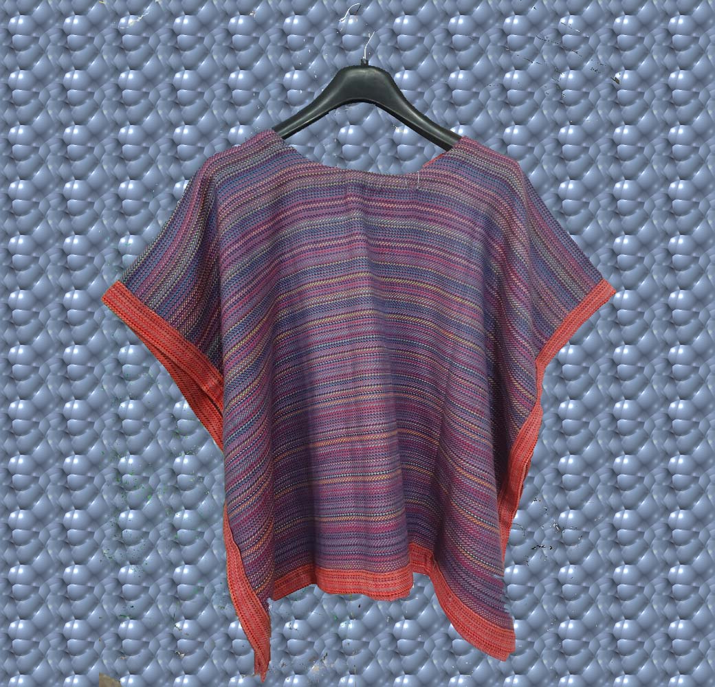 Merino poncho multi Colour - Image 3