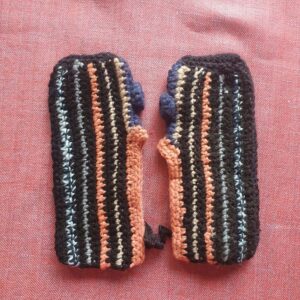Multicolor Merino Booties