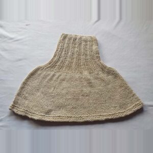 Beige Merino Designer Neck Warmers