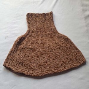 Brown Merino Designer Neck Warmers