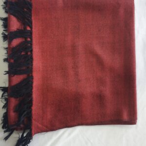Dark Orange Merino Stole