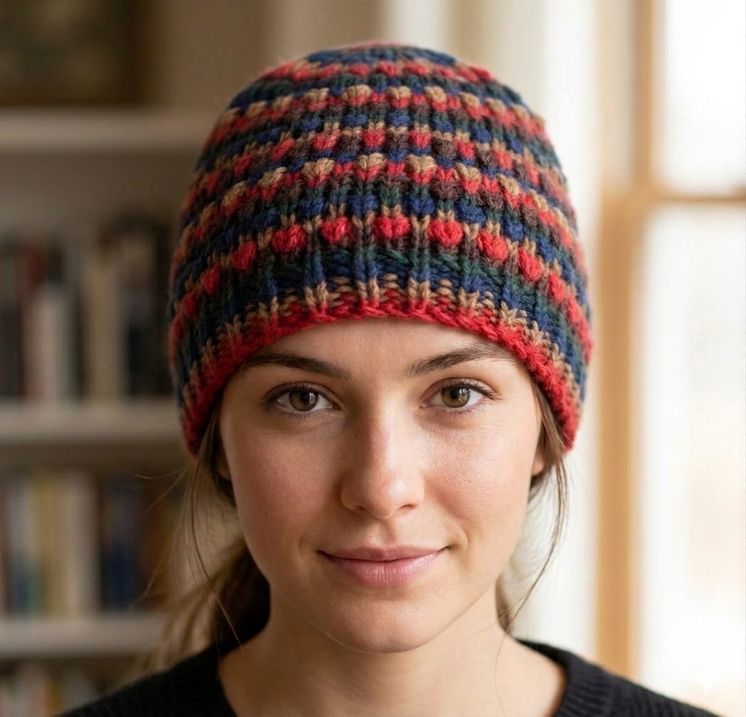 Multi Color Merino cap