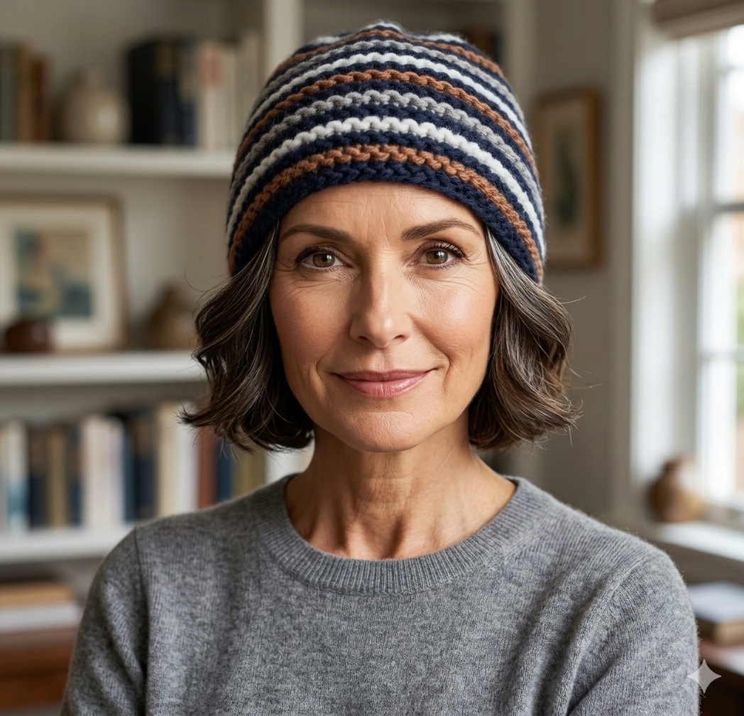 Multi Color Merino Cap